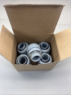 QTY of 5- 1" SUPERFLEX THE SEALPROOF SYSTEM NON-METALLIC STRAIGHT CONNECTOR 8407