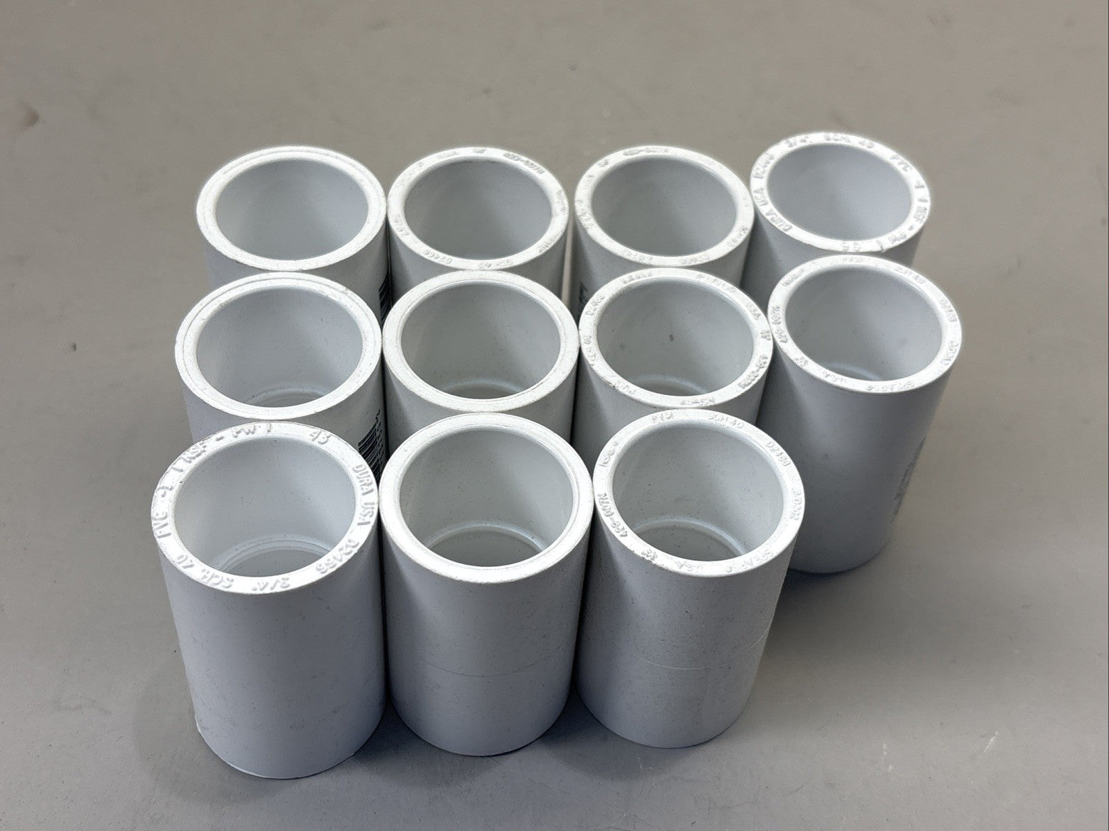 (11 Pack) Spears 429-007 3/4" Socket End Schedule 40 PVC Couplings Brand New