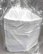 Pour Boat Weigh Dishes, medium, 3.3" (83mm) x 5.2" x 1" white, qty=500