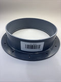 PLASTIC SUPPLY PVCF10 Flange,10" Duct Size 6UXT9