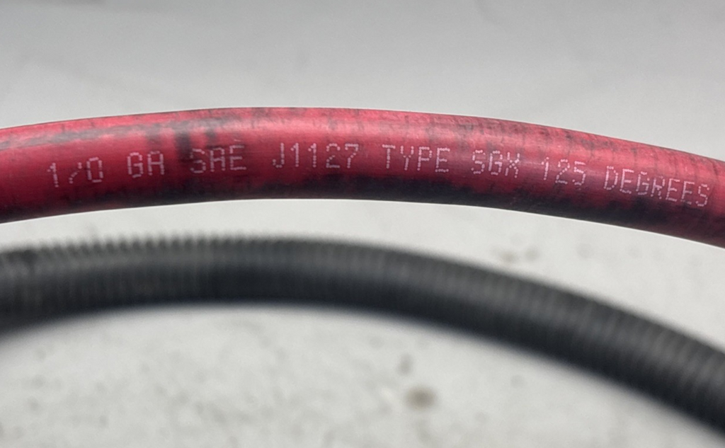 80 INCH  POSITIVE BATTERY WIRE CABLE 5D55158G21 M039798