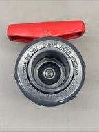 New Spears 2422-010G Single Entry Ball Valve, 1" Socket End Style, PVC