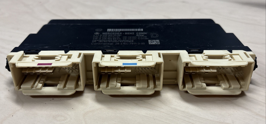 OEM MERCEDES C-CLASS W205 2016 RIGHT DRIVER SIDE SEAT CONTROL MODULE A2059009908
