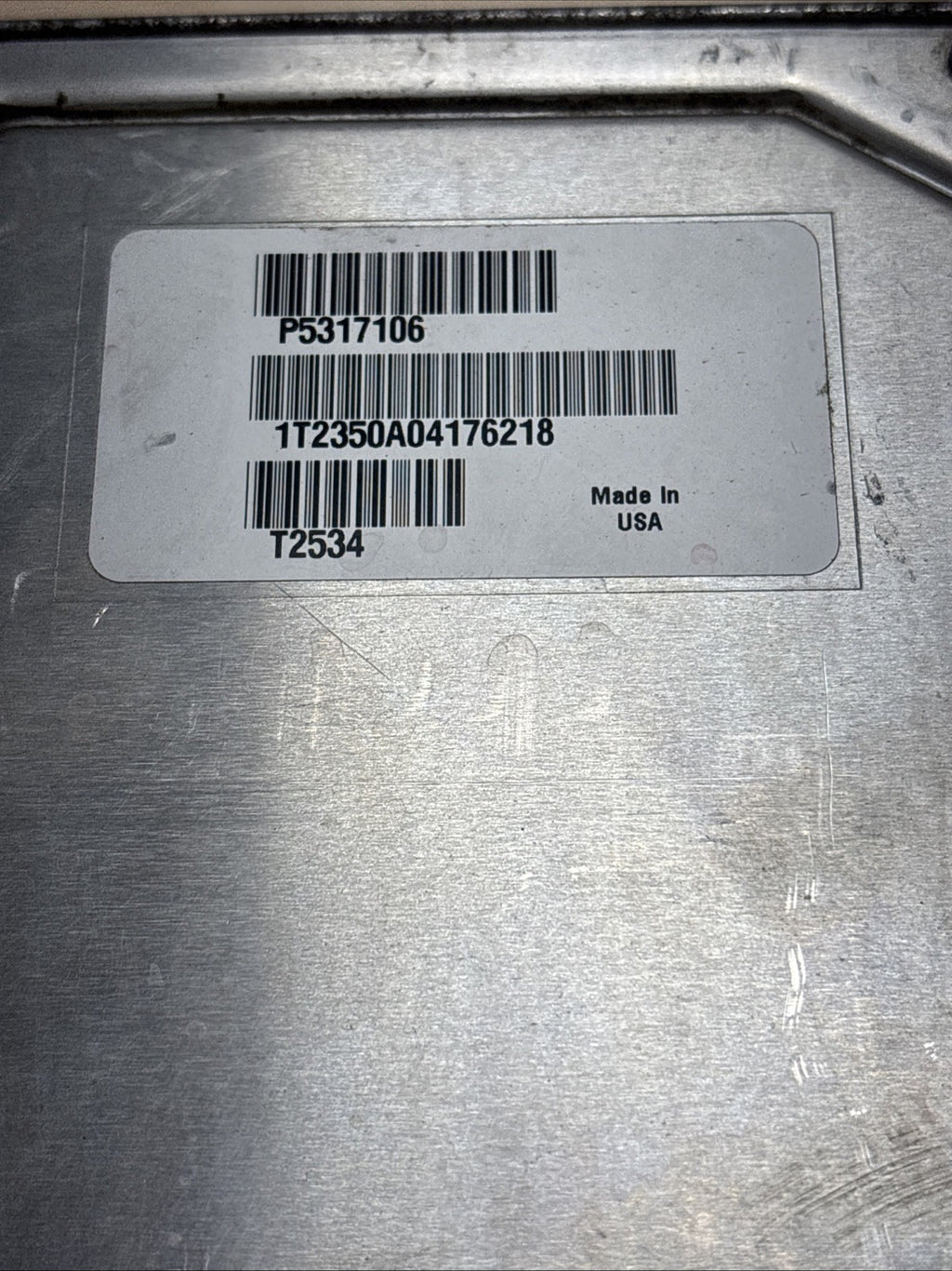 Kenworth Cummins ISX15 OEM ECM ENGINE CONTROL MODULE P/N 5290170 5317106