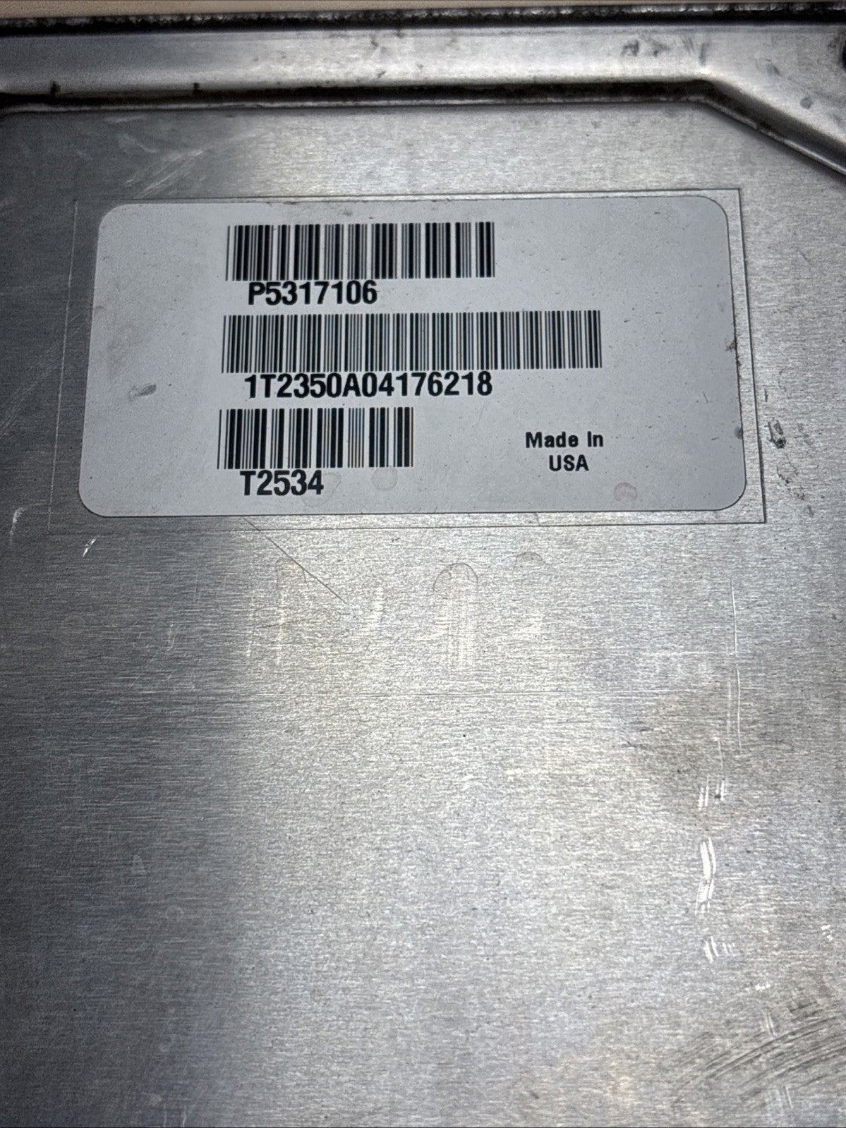 Kenworth Cummins ISX15 OEM ECM ENGINE CONTROL MODULE P/N 5290170 5317106