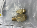 SET OF 2 - 1/4" Parker VSDCR601-4 Drain Cock Male NPT Threaded Brass