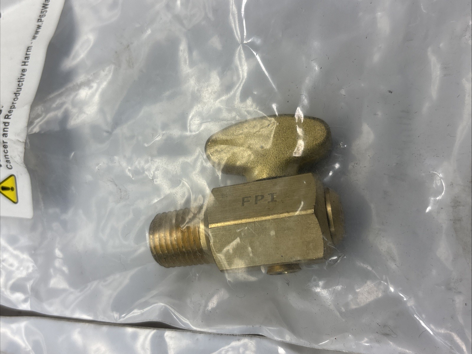 SET OF 2 - 1/4" Parker VSDCR601-4 Drain Cock Male NPT Threaded Brass