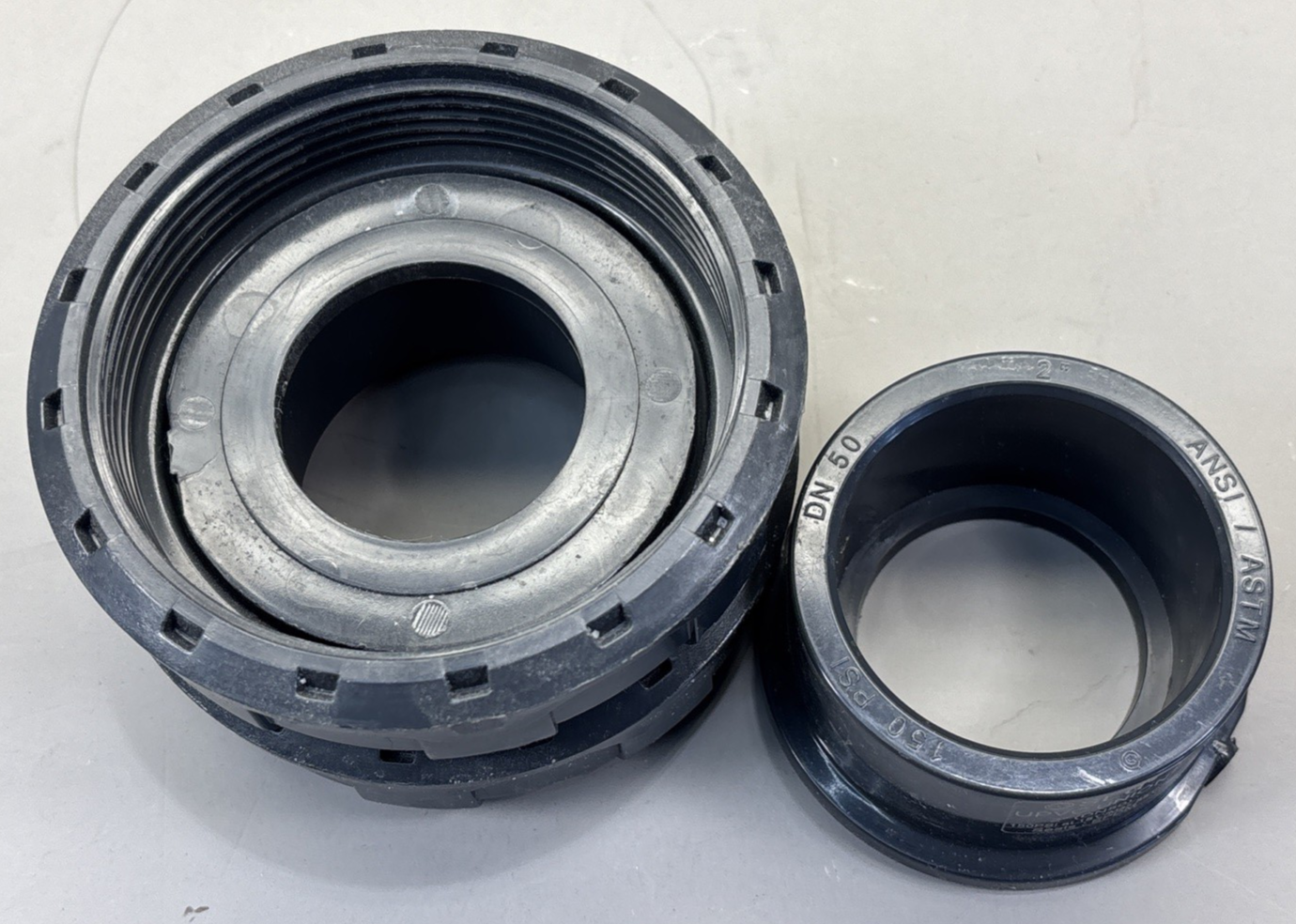 SLG - 2" DN50 UPVC Union Nuts 150PSI EPDM - Pair