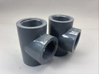 Lasco 805-015 SCH80 PVC TEE Pipe 1-1/2” FPT (Lot Of 2)