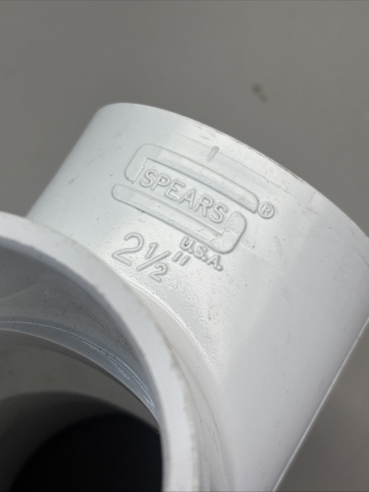 Lot of 2 SPEARS 401-025 Standard 2"-1/2 nominal Socket End Style SCH 40/STD PVC