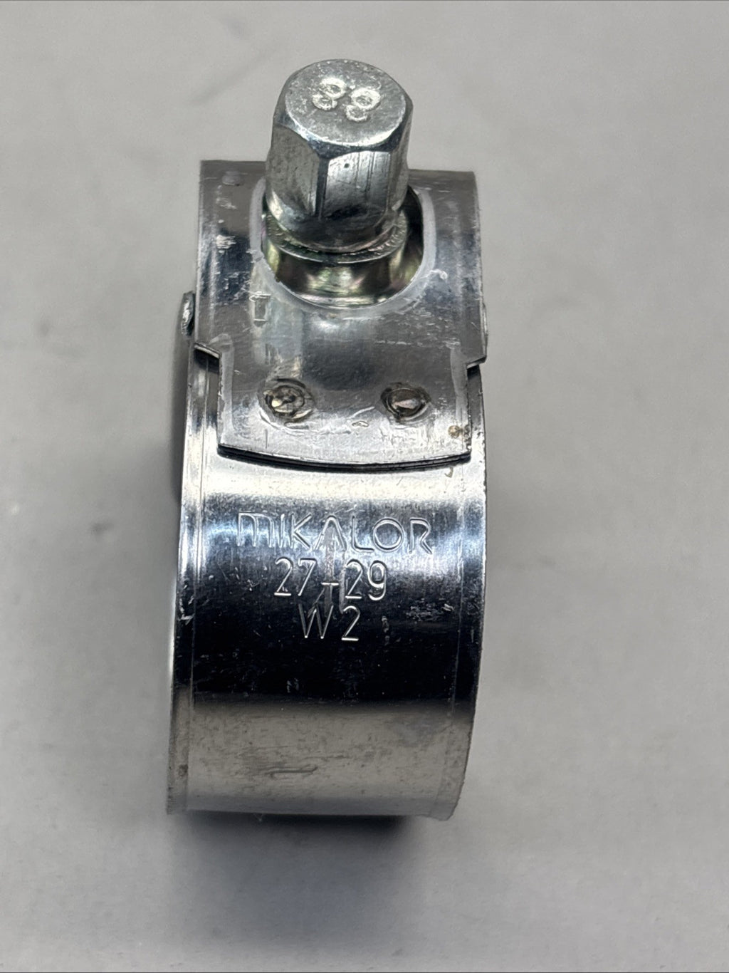 6 x Mikalor W2 Supra Stainless Steel Heavy Duty Clamp - (27mm-29mm)