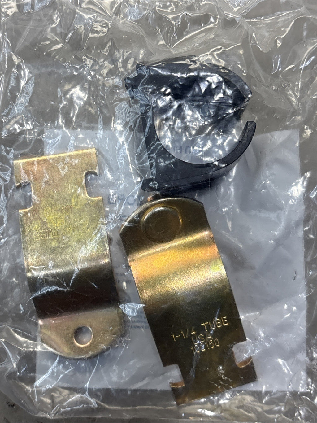 SET OF 4Hydra-Zorb Strut Mount Cushion Clamp Electro Galvanized Gold 32mm 32MMHZ