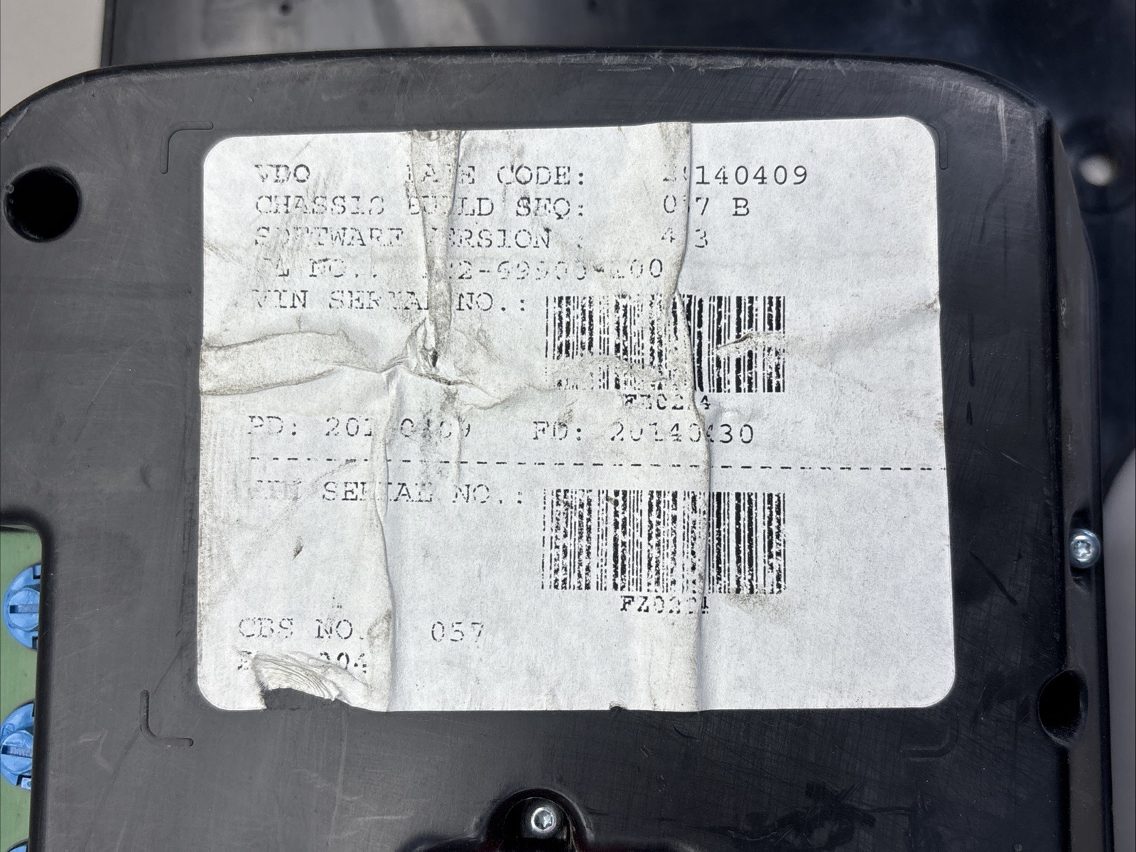 Freightliner Cascadia A2C53140899 Instrument Cluster