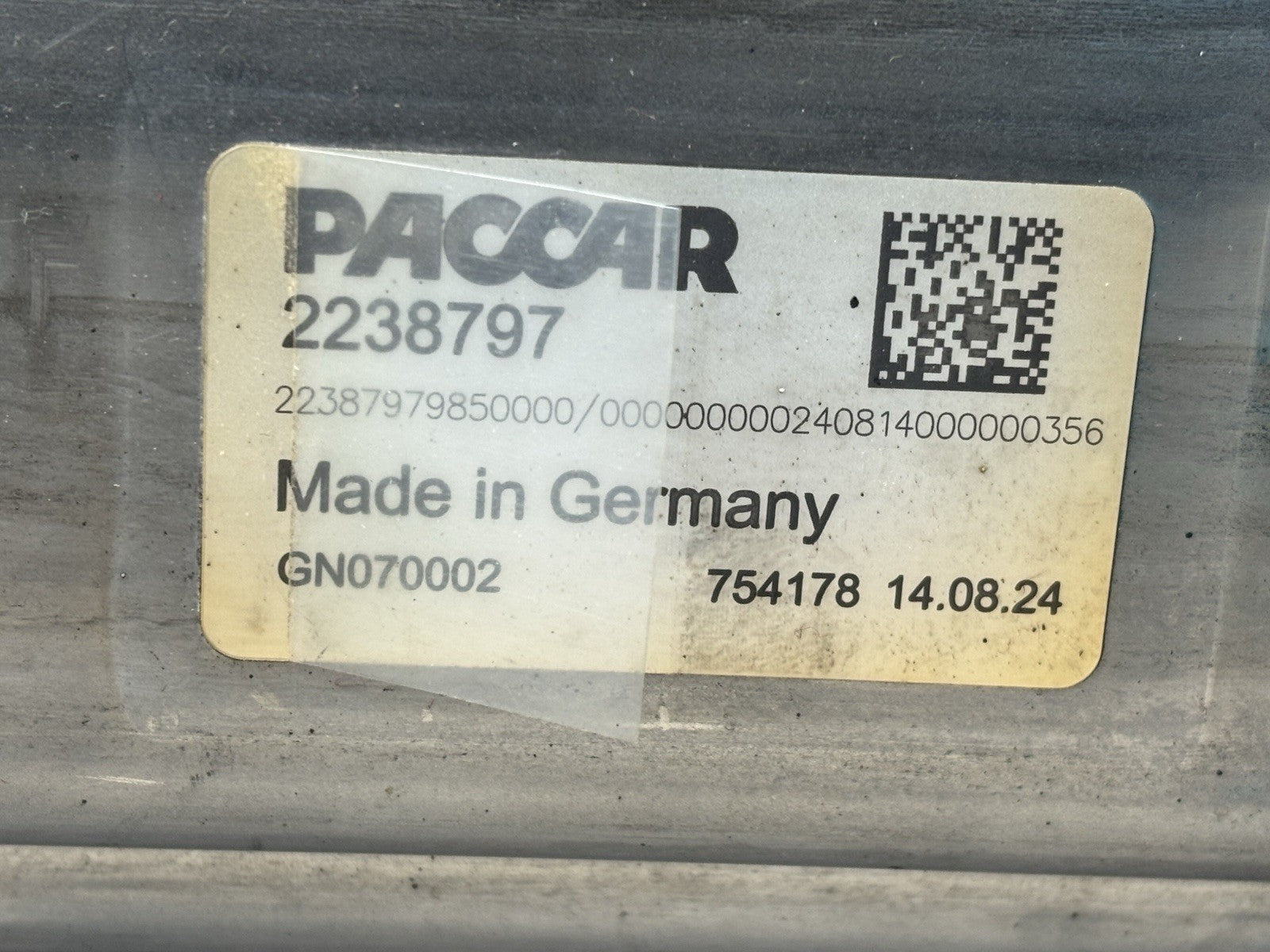 Paccar 2238797 Egr Cooler Mx13 30.04.2024