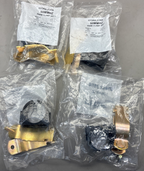 SET OF 4Hydra-Zorb Strut Mount Cushion Clamp Electro Galvanized Gold 50MMHZ