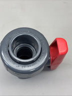 New Spears 2422-010G Single Entry Ball Valve, 1" Socket End Style, PVC
