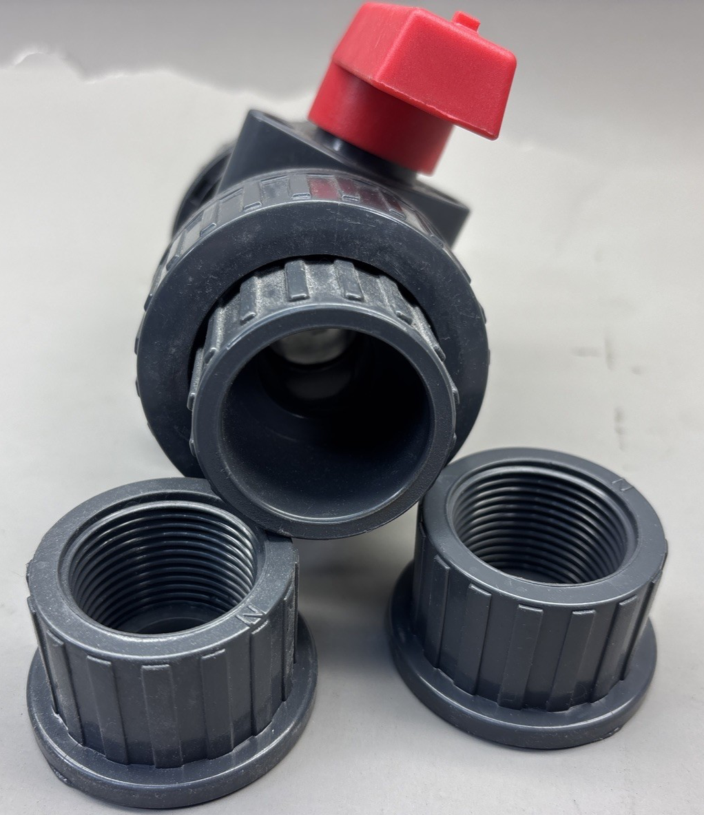 Manual 2 Way Ball Valve PN10 DN25 Thread and Socket ENDS