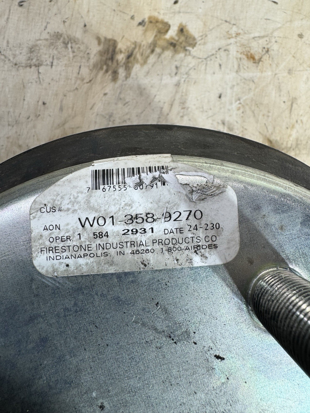 OEM Hendrickson Airbag Air Bag Spring Firestone 9270, W013589270, W01-358-9270