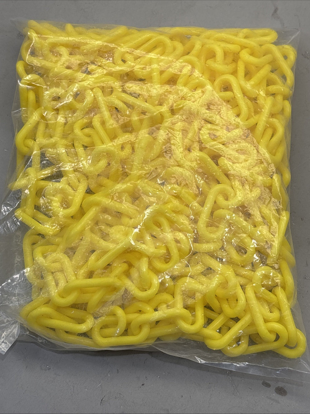 Plastic Chain 30002-25 Plastic Chain ,25 ft L,Yellow 55EC48