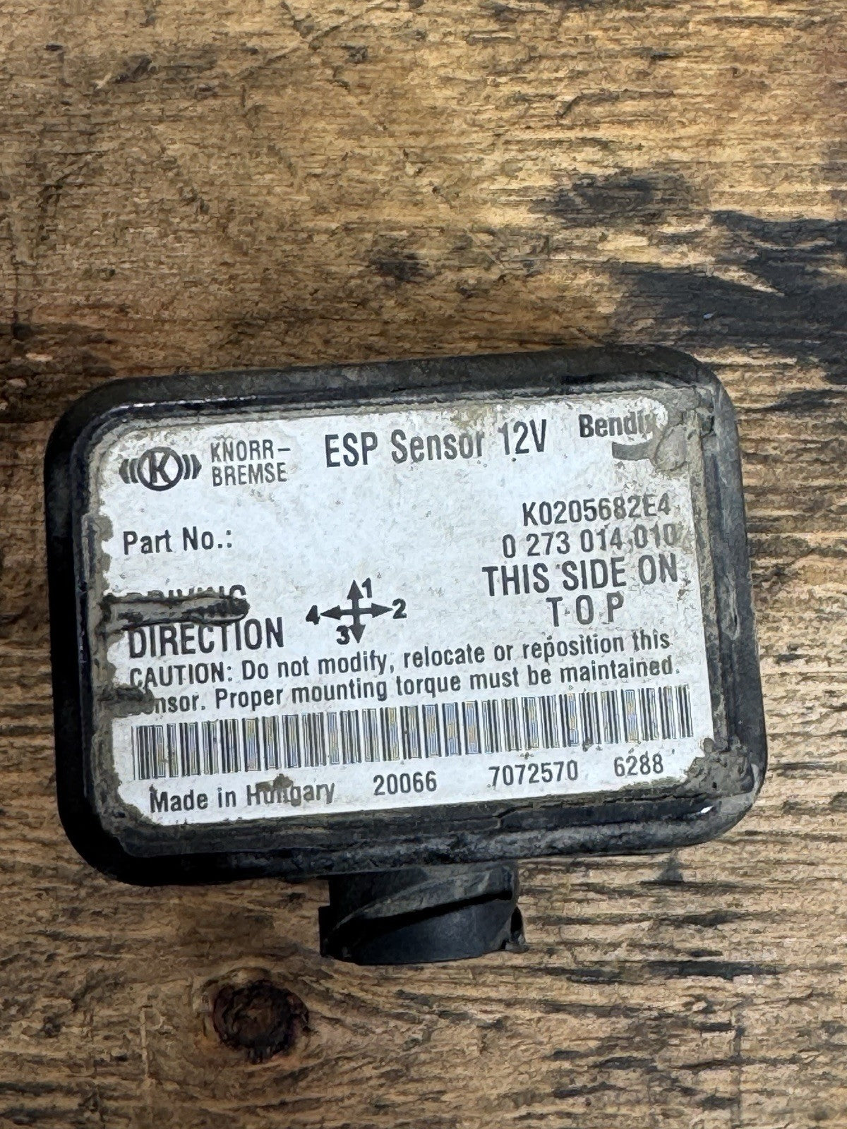 2021 Kenworth T680  Bendix ESP Sensor K0205682E4