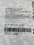 MURR ELEKTRONIK 7000-12221-2141000 / 7000122212141000 Cable / M12 Female - USA