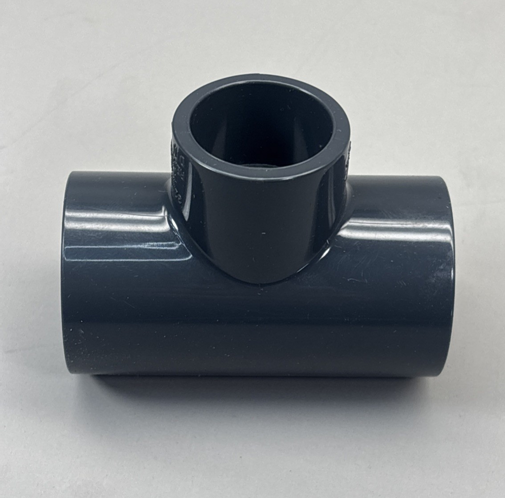 Box of 29 Era Pipe 1" x 3/4 PN 16 UPVC Reducing Tee Gray Slip 32mm x 25mm