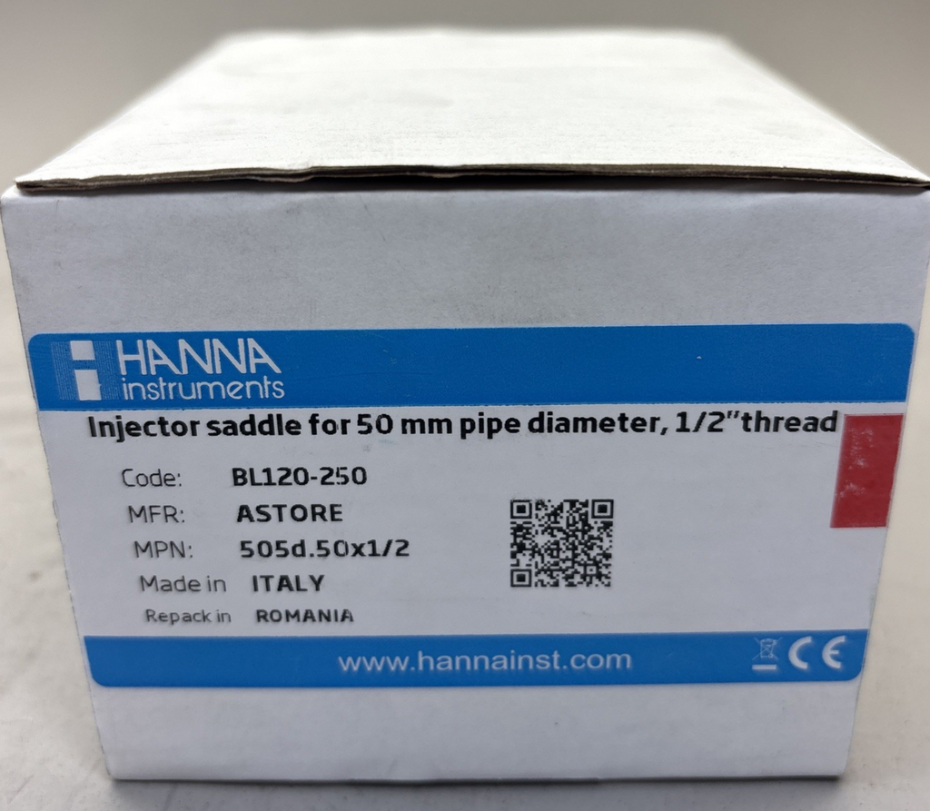 Hanna injector saddle for 50mm diameter  1/2" thread BL120-250