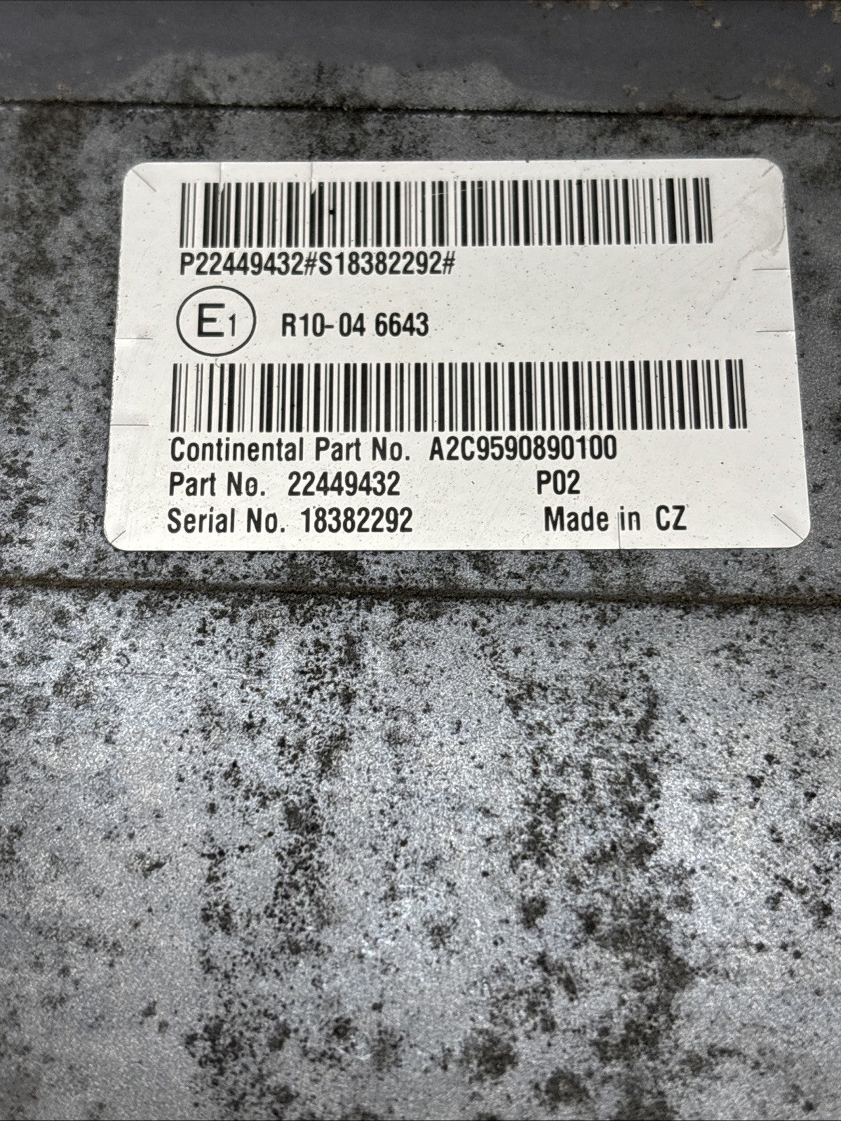D 13, Aftertreatment Control Module ACM 22449432 P01, 15514026, A2C9590890000