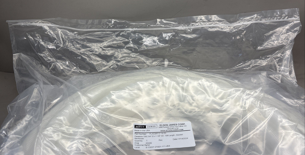 Eldon James FLXCBR12-18-50 - 50ft Flexelene 135C Braided Reinforced