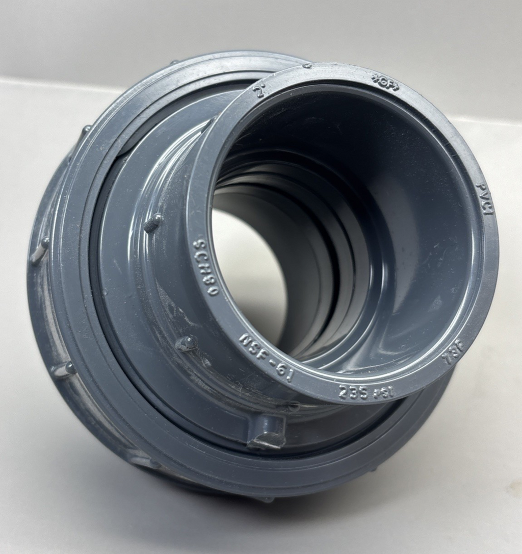 (2) +GF+ GEORG FISCHER 897-375-020 2" SCH 80 UNION TYPE 375 EPDM PVC SOCKET