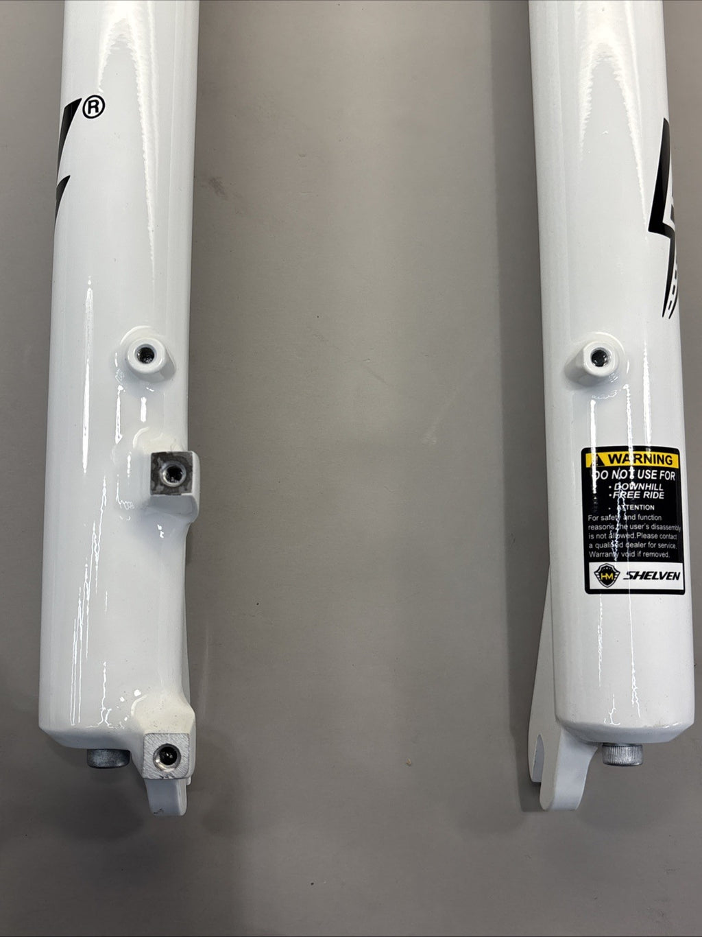 SHELVEN Lockout QR 27.5" Suspension FAT Bike Fork - WHITE