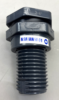 Hayward 3/4" PVC Socket x Socket Bulkhead Fitting BFA1007SES; NEW