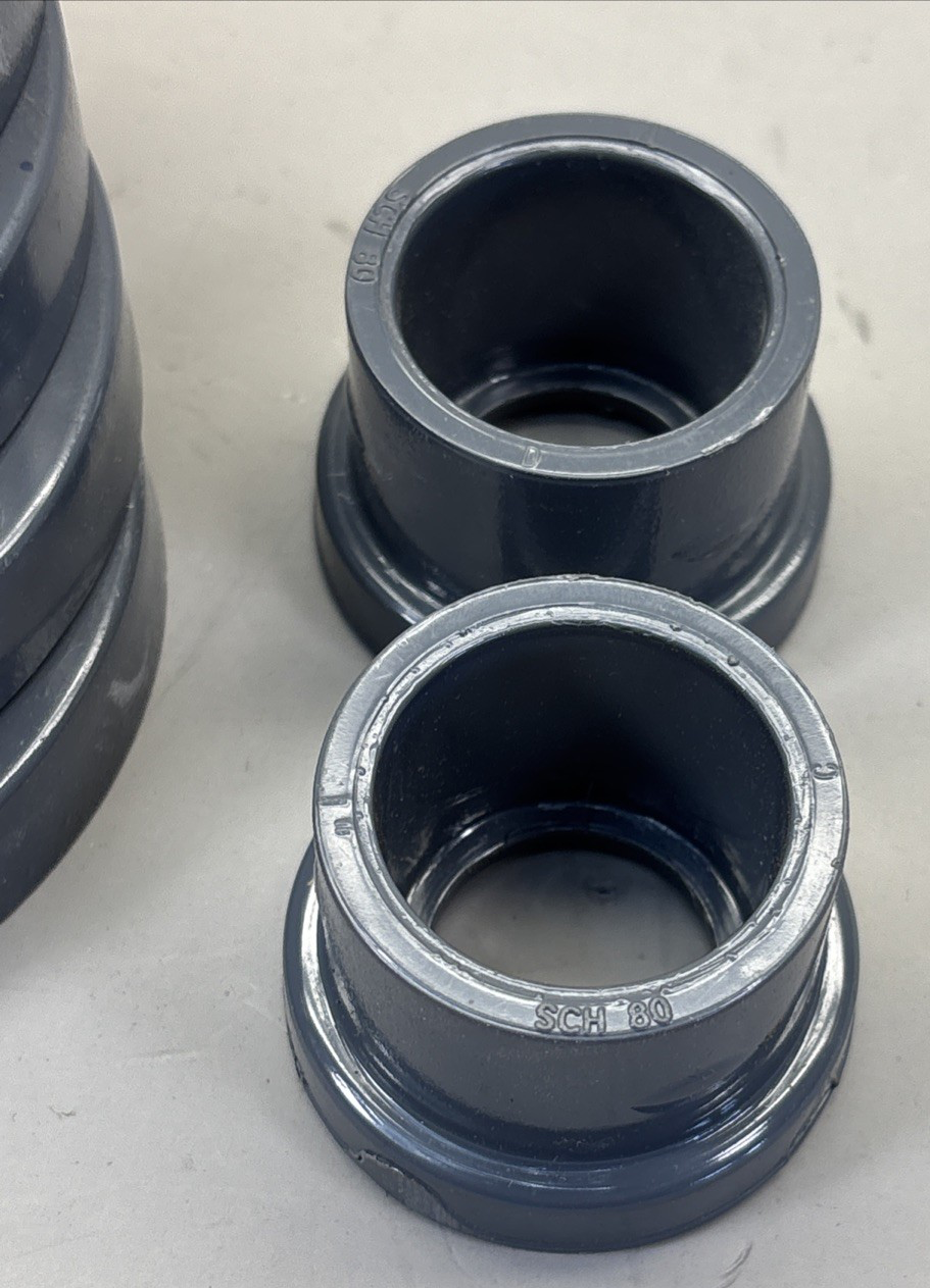 NEW Georg Fischer 1'' PVCI NSF-61 SCH 80 4 Bolt Flange