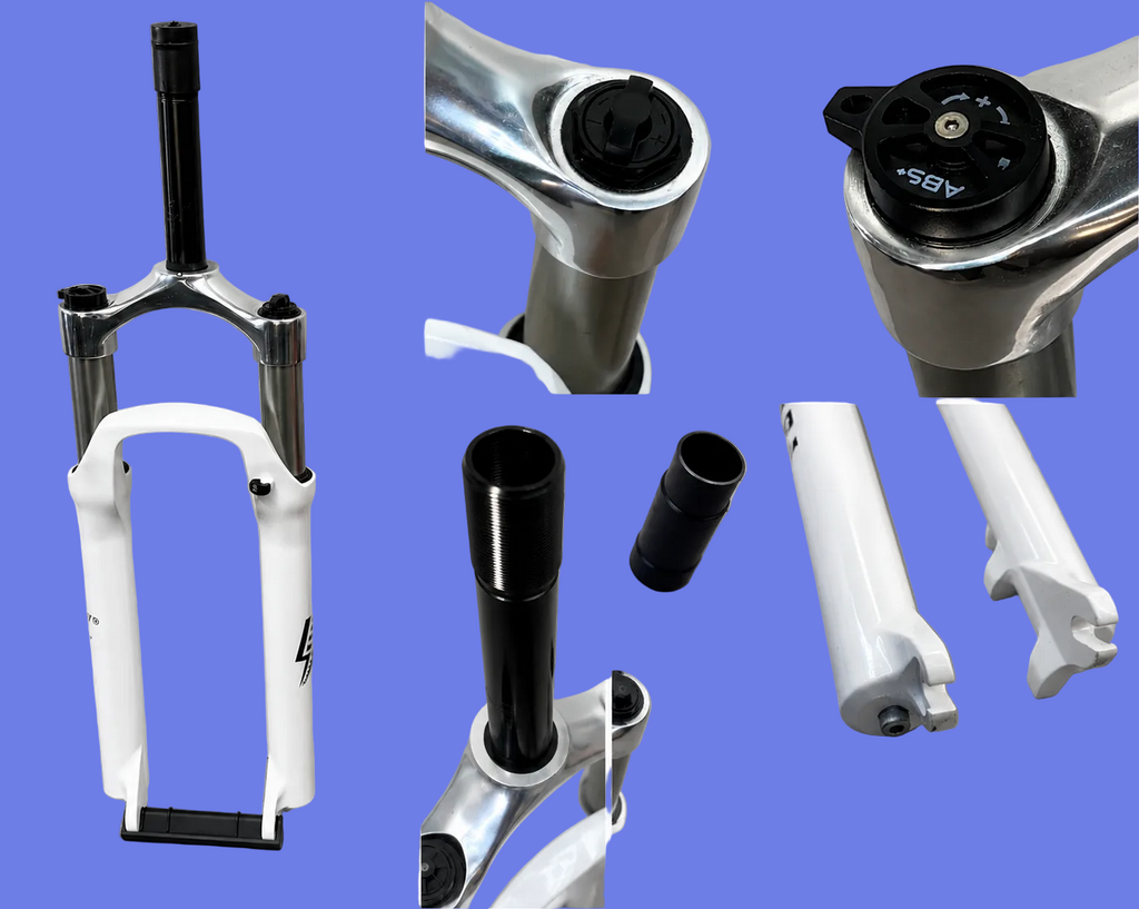 ZOOM 27.5” E-Bike Suspension Fork | MTB Front Shock Fork | Disc Brake Compatible | Multiple Colors
